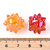 AB Plating Opaque Acrylic Beads JACR-T003-02-3