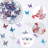 100Pcs 5 Colors Acrylic Beads TACR-SP0001-44-6