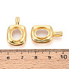 925 Sterling Silver Rectangle Blank Bezel Cup Pendant Cabochon Settings STER-T008-86G-3