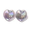 UV Plating Rainbow Iridescent Acrylic Pendants OACR-C003-08A-1