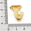 Brass Slide Charms KK-E802-33G-J-3