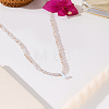 1Pc Glass Rondelle Beaded Necklaces NJEW-LP0007-23L-3