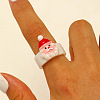 Christmas Resin Finger Rings FS-WG94CC2-02-1
