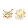304 Stainless Steel Rhinestone Pendants STAS-I322-33G-02-2