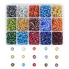 345~375G 15 Styles 6/0 Glass Seed Beads SEED-SZ0001-08-1