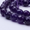 Natural Malaysia Jade Bead Strands G-F488-8mm-19-3