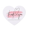 Coated Paper Thank You Greeting Card DIY-F120-03B-2