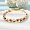 304 Stainless Steel Enamel Hinged Bangles for Women BJEW-B168-04G-02-2