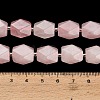 Natural Rose Quartz Beads Strands G-Q608-11N-4