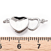 925 Sterling Silver Box Clasps STER-T007-10P-3