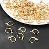 Brass Lever Back Hoop Earrings KK-EC223-C-5
