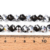 Electroplate Glass Beads Strands X-GR8MMY-01S-4