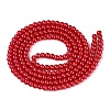 Baking Paint Glass Pearl Beads Strands DGLA-ZX001-05B-19-2