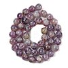 Natural Quartz Beads Strands G-B133-A01-8MM-3