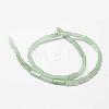 Natural Green Aventurine Beads Strands G-N0175-06-4x13mm-2