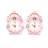 Baking Paint Alloy Pendants FIND-G109-05-1
