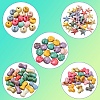 150Pcs 5 Styles Acrylic Beads SACR-YW0002-08-2