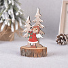 Wood Doll Display Decoration XMAS-PW0001-089C-1