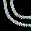 Rondelle Opalite Bead Strands G-Q447-22-3