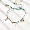 Fish & Carb & Whale 304 Stainless Steel Bracelets BJEW-K237-18G-2