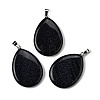 Synthetic Blue Goldstone Pendants G-F820-14P-04-1