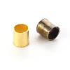 10.4G 4 Colors Brass Crimp Beads KK-YW0001-25-4