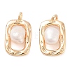 Natural Freshwater Pearl Charms KK-U028-16G-1