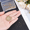 3Bags Brass Crimp Beads KK-BBC0026-10B-3