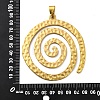 Ocean Series Alloy Pendants PALLOY-S195-02G-G-3
