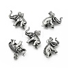 Retro 316 Surgical Stainless Steel Elephant Pendants STAS-E096-15AS-2