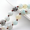 Natural Flower Amazonite Necklaces X-NJEW-D264-01-2
