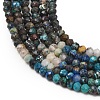Natural Chrysocolla and Lapis Lazuli Beads Strands GG-CBA9631-C03-03B-3