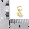 925 Sterling Silver Dice Charms STER-M093-02G-3