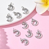 SHEGRACE Brass Micro Pave Cubic Zirconia Pendants XGRQ3D969-464P-4