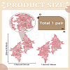 1 Pair Polyester Embroidery Sequin Costume Accessories DIY-LP0003-53-2