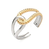 304 Stainless Steel Cuff Open Rings RJEW-Z121-02GP-09-4