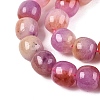 Dyed Natural White Jade Beads Strands G-T138-D07-3