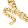 Ion Plating(IP) 304 Stainless Steel Twisted Chain Bracelets for Women BJEW-A017-02G-3