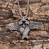 Vintage Alloy Wing Pendant Necklaces for Unisex WG46438-01-2