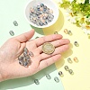 60Pcs 6 Colors Autumn Theme Electroplate Transparent Glass Beads EGLA-YW0005-68-5