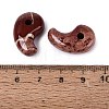 Natural Red Rainbow Jasper Pendants G-S294-07B-07-3