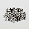 Rack Plating Brass Round Spacer Beads X1-KK-I601-3mm-P-RS-2
