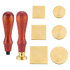 DIY Scrapbook Blank Brass Wax Seal Stamp Heads DIY-OC0015-85-1