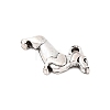 Tibetan Style Alloy Puppy Pendants X-TIBEP-20414-AS-NR-3