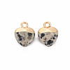 Natural Dalmatian Jasper Charms G-N326-121-01-2