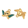 304 Stainless Steel Enamel Pendants SA-CBAF5D5-18G-02-2