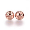 Brass Enamel Beads KK-L179-07RG-2