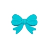 Bowknot Food Grade Silicone Beads PW-WG39907-09-1