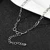 304 Stainless Steel Star Link Chain Necklaces for Women NJEW-A046-02A-P-2