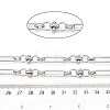 Iron Oval & Round Ring Link Chains CH-N004-04P-3